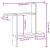 Rafturi perete 2 buc. stejar sonoma 50x12x50 cm lemn prelucrat GartenMobel Dekor