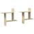 Rafturi perete 2 buc. stejar sonoma 50x12x50 cm lemn prelucrat GartenMobel Dekor
