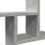 Rafturi perete, 2 buc., gri beton, 50x12x50 cm, lemn prelucrat GartenMobel Dekor