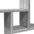 Rafturi de perete 2 buc. gri sonoma, 50x12x50 cm lemn prelucrat GartenMobel Dekor