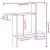 Rafturi de perete 2 buc. stejar maro 50x12x50 cm lemn prelucrat GartenMobel Dekor
