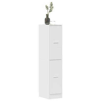 Dulap farmacie, alb extralucios, 30x41x144,5 cm, lemn prelucrat GartenMobel Dekor