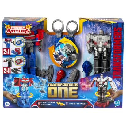 TRANSFORMERS ONE SET 2 FIGURINE OPTIMUS PRIME SI MEGATRON SuperHeroes ToysZone