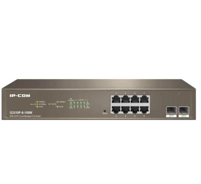 Swicth IP-COM 8GE+2SFP CLOUD POE MANAGED G3310P-8-150W SafetyGuard Surveillance