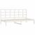 Pat de zi fără saltea, alb, 90x200 cm, lemn masiv pin GartenMobel Dekor