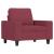 Set de canapea, 3 piese, roșu vin, material textil GartenMobel Dekor
