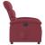 Fotoliu rabatabil electric, roșu vin, material textil GartenMobel Dekor