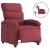 Fotoliu rabatabil electric, roșu vin, material textil GartenMobel Dekor