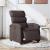 Fotoliu rabatabil electric, maro închis, material textil GartenMobel Dekor