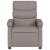 Fotoliu rabatabil electric, gri taupe, material textil GartenMobel Dekor