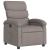 Fotoliu rabatabil electric, gri taupe, material textil GartenMobel Dekor