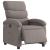 Fotoliu rabatabil electric, gri taupe, material textil GartenMobel Dekor