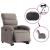 Fotoliu electric rabatabil cu ridicare, gri taupe, textil GartenMobel Dekor