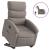 Fotoliu electric rabatabil cu ridicare, gri taupe, textil GartenMobel Dekor