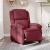 Fotoliu rabatabil electric, roșu vin, material textil GartenMobel Dekor
