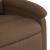 Fotoliu rabatabil electric, maro, material textil GartenMobel Dekor