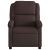 Fotoliu rabatabil electric, maro închis, material textil GartenMobel Dekor