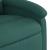 Fotoliu rabatabil electric, verde închis, material textil GartenMobel Dekor