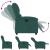Fotoliu rabatabil electric, verde închis, material textil GartenMobel Dekor