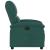 Fotoliu rabatabil electric, verde închis, material textil GartenMobel Dekor