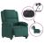 Fotoliu rabatabil electric, verde închis, material textil GartenMobel Dekor