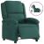 Fotoliu rabatabil electric, verde închis, material textil GartenMobel Dekor