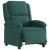 Fotoliu rabatabil electric, verde închis, material textil GartenMobel Dekor