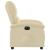 Fotoliu rabatabil electric, crem, material textil GartenMobel Dekor