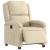 Fotoliu rabatabil electric, crem, material textil GartenMobel Dekor