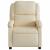 Fotoliu rabatabil electric, crem, material textil GartenMobel Dekor