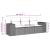 Set canapele de grădină cu perne, 3 piese gri deschis poliratan GartenMobel Dekor