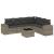 Set canapele de grădină cu perne, 7piese gri deschis poliratan GartenMobel Dekor