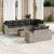 Set canapele de grădină cu perne, 9 piese gri deschis poliratan GartenMobel Dekor