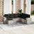 Set canapele de grădină cu perne, 7piese gri deschis poliratan GartenMobel Dekor