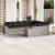 Set canapele de grădină cu perne 10 piese gri deschis poliratan GartenMobel Dekor