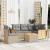 Set canapele de grădină cu perne, 6 piese, bej, poliratan GartenMobel Dekor