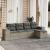 Set canapele de grădină cu perne, 5 piese gri deschis poliratan GartenMobel Dekor