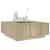 Măsuță de cafea cu LED infinity, stejar sonoma, 100x100x40 cm GartenMobel Dekor
