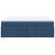 Pat box spring cu saltea, albastru, 180x200 cm, material textil GartenMobel Dekor