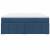 Pat box spring cu saltea, albastru, 180x200 cm, material textil GartenMobel Dekor