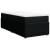 Pat box spring cu saltea, negru, 100x200 cm, textil GartenMobel Dekor