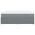 Pat box spring cu saltea, gri deschis, 200x200 cm, textil GartenMobel Dekor