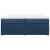 Pat box spring cu saltea, albastru, 200x200 cm, textil GartenMobel Dekor