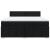 Pat box spring cu saltea, negru, 180x200 cm, catifea GartenMobel Dekor