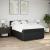 Pat box spring cu saltea, negru, 140x190 cm, textil GartenMobel Dekor