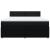 Pat box spring cu saltea, negru, 180x200 cm, catifea GartenMobel Dekor