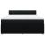 Pat box spring cu saltea, negru, 180x200 cm, catifea GartenMobel Dekor