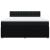 Pat box spring cu saltea, negru, 180x200 cm, catifea GartenMobel Dekor