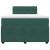 Pat box spring cu saltea, verde închis, 120x200 cm, catifea GartenMobel Dekor