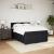Pat box spring cu saltea, negru, 140x190 cm, catifea GartenMobel Dekor